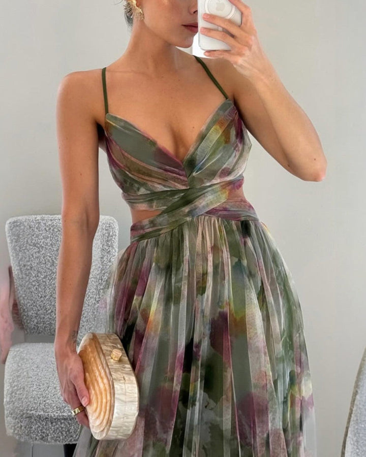 DELACROIX | Robe Maxi Élégance Florale