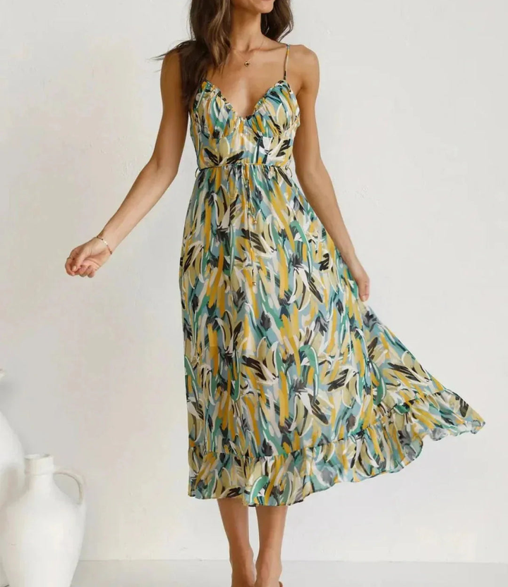 DELACROIX | Robe Midi Éclat Coloré