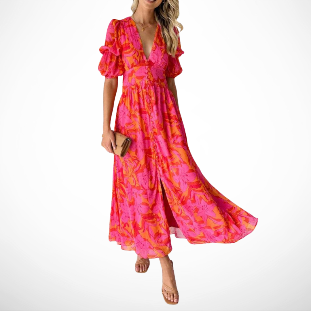 DELACROIX | Robe Maxi Éclat Solaire