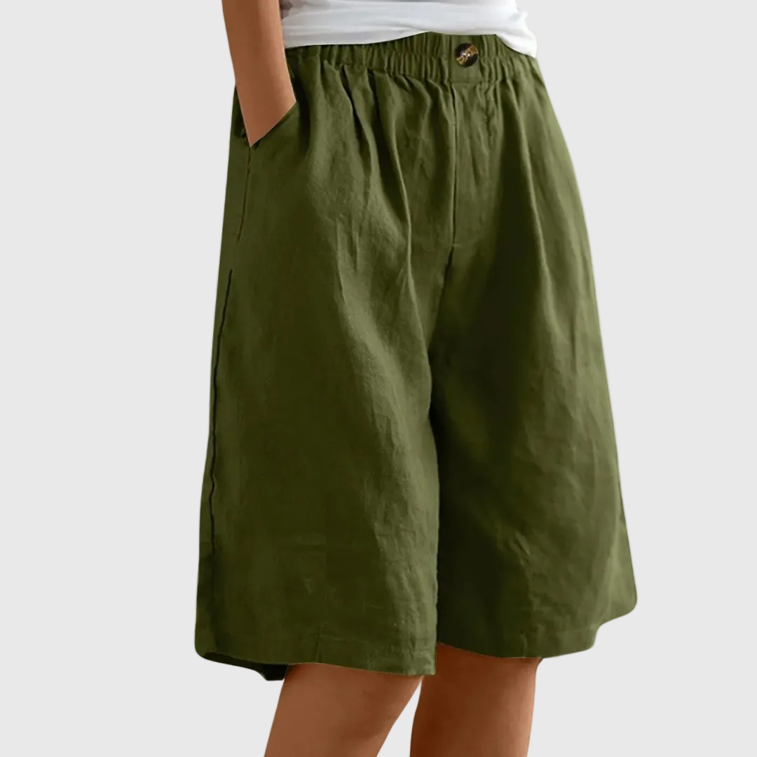 DELACROIX | Shorts Amples Taille Élastique Marie