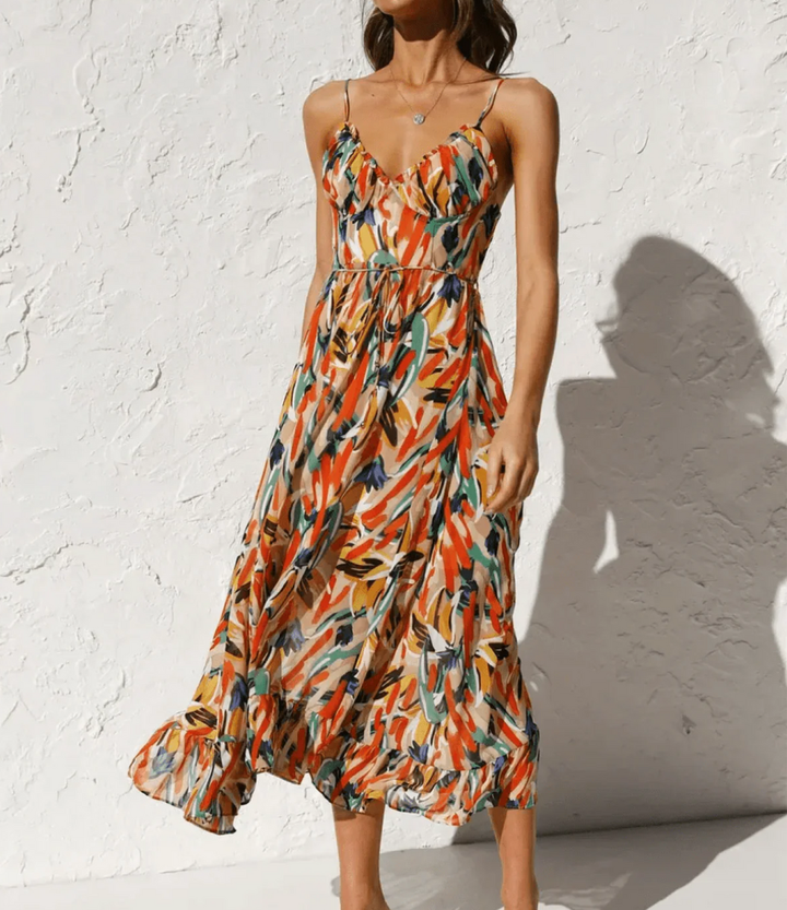 DELACROIX | Robe Midi Éclat Coloré