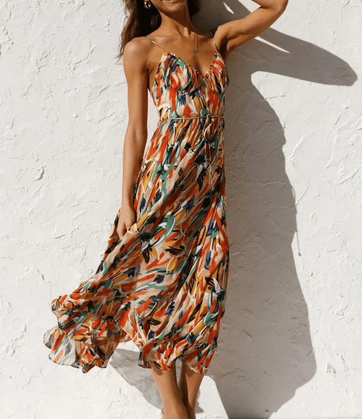 DELACROIX | Robe Midi Éclat Coloré