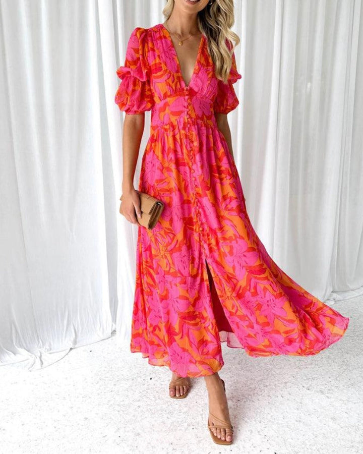 DELACROIX | Robe Maxi Éclat Solaire