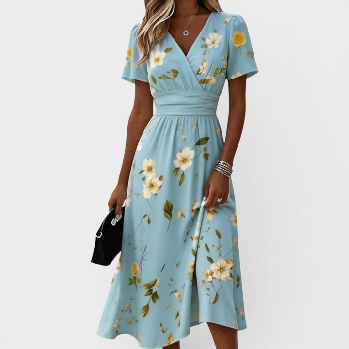 DELACROIX | Robe Élégante Florale Élina