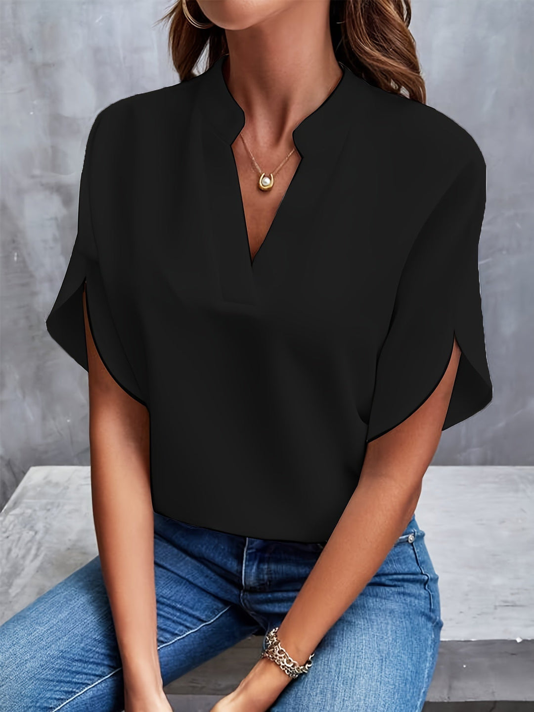 DELACROIX | Blouse Élégante en Tissu Léger pour Femmes