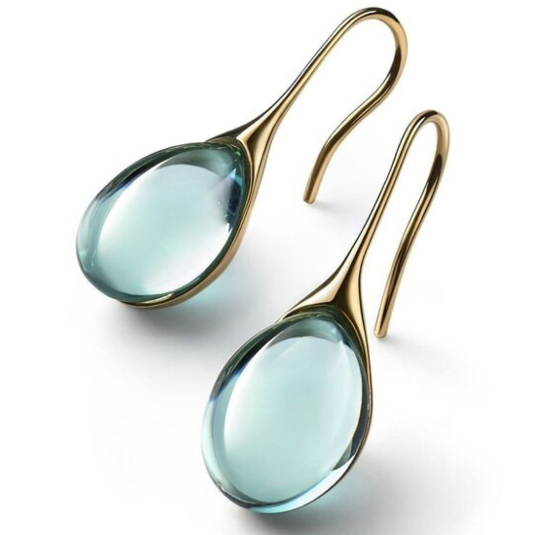 DELACROIX | BOUCLES D’OREILLES EN CRISTAL D’OR ET D’ARGENT