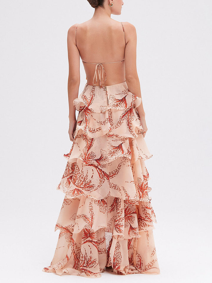 DELACROIX | Robe Maxi Papillon Signature