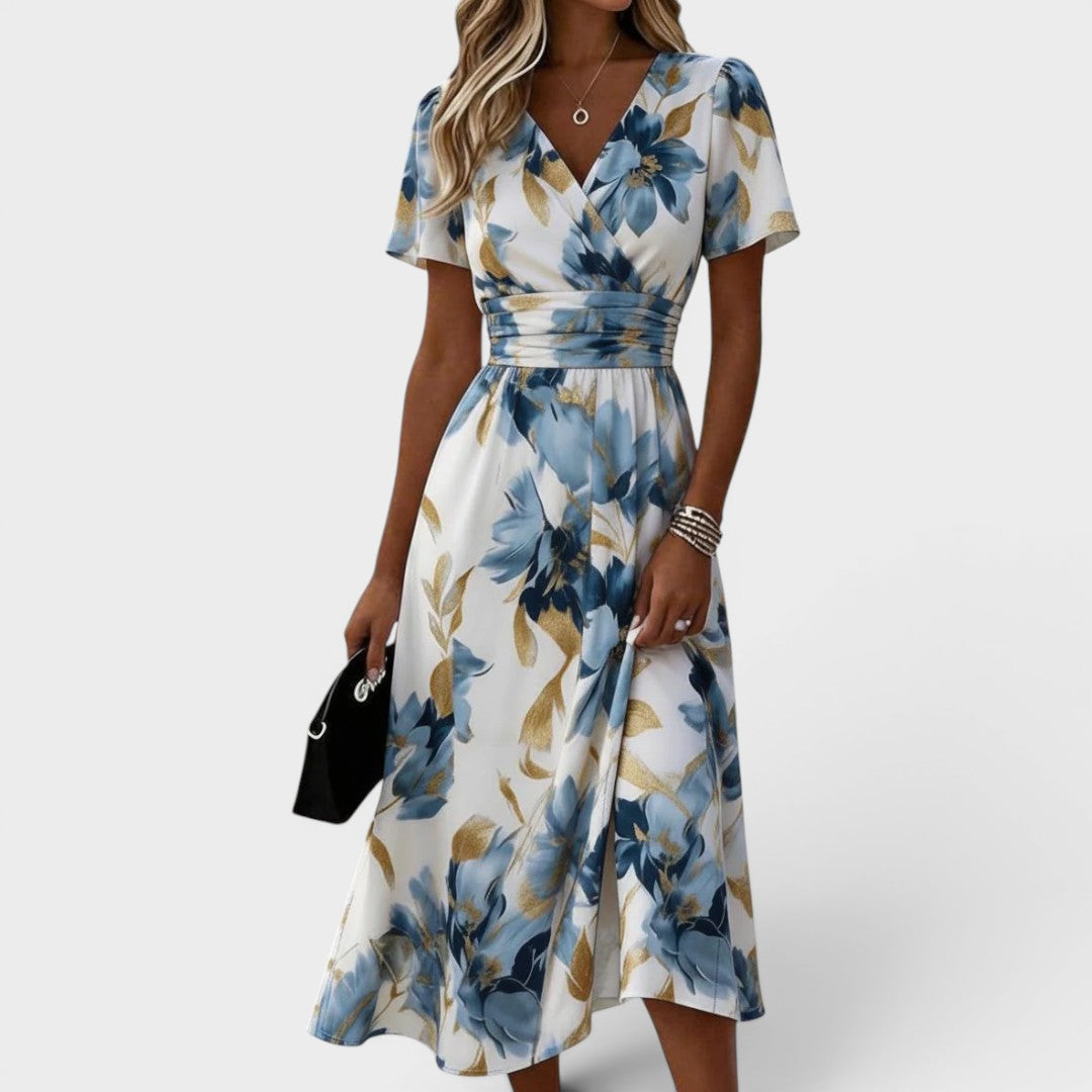 DELACROIX | Robe Élégante Florale Élina