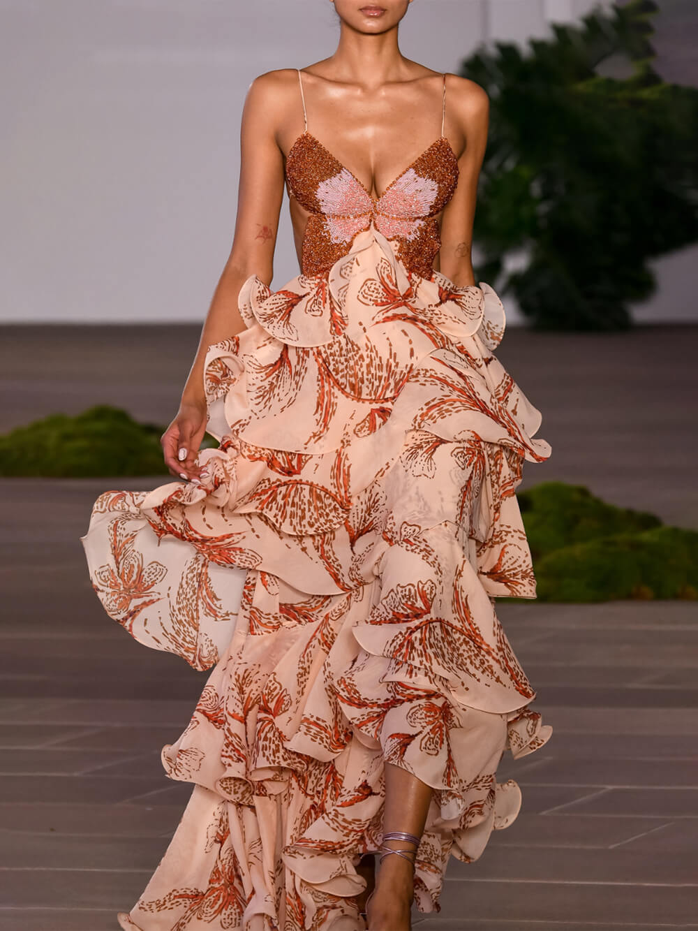 DELACROIX | Robe Maxi Papillon Signature