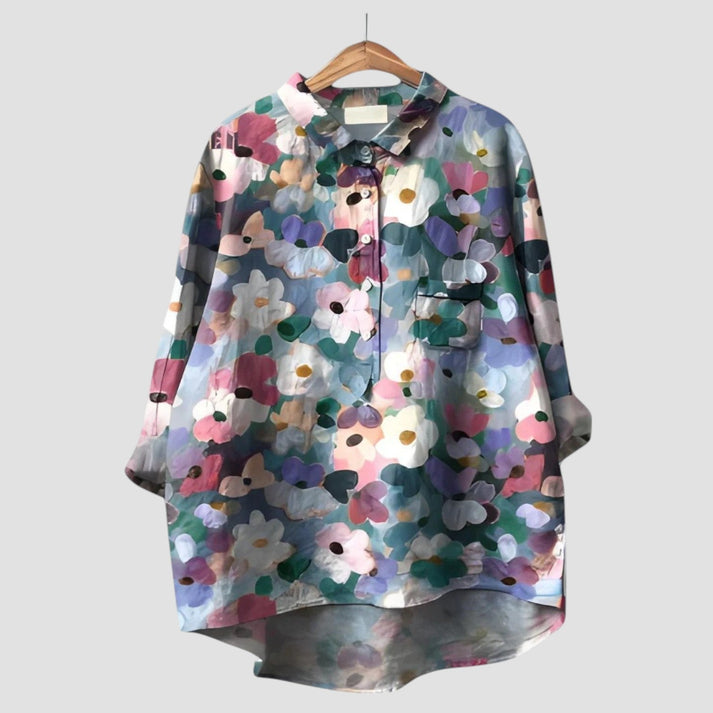 DELACROIX | Blouses Élégantes à Fleurs Lucie (1+1 OFFERT)