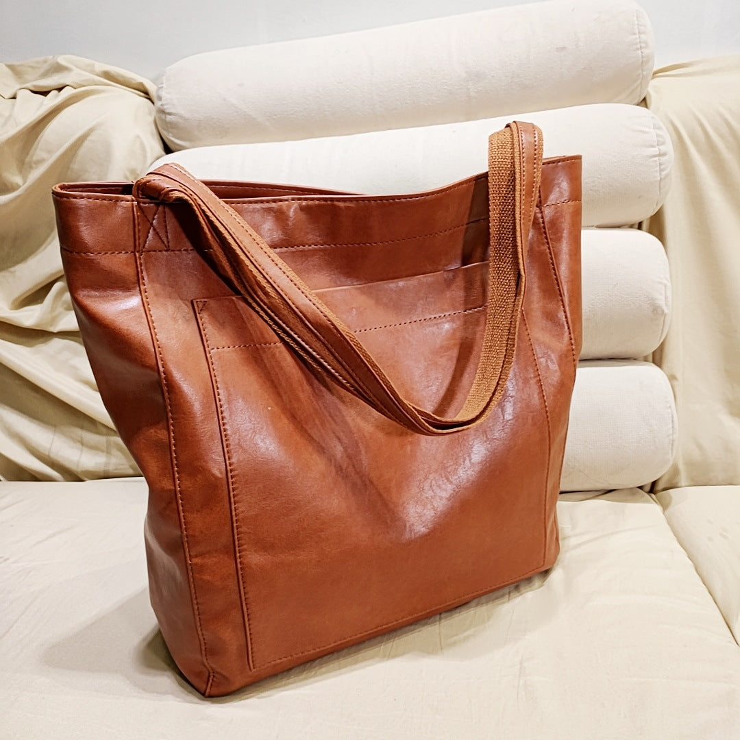 DELACROIX | Cabas en cuir authentique Signature