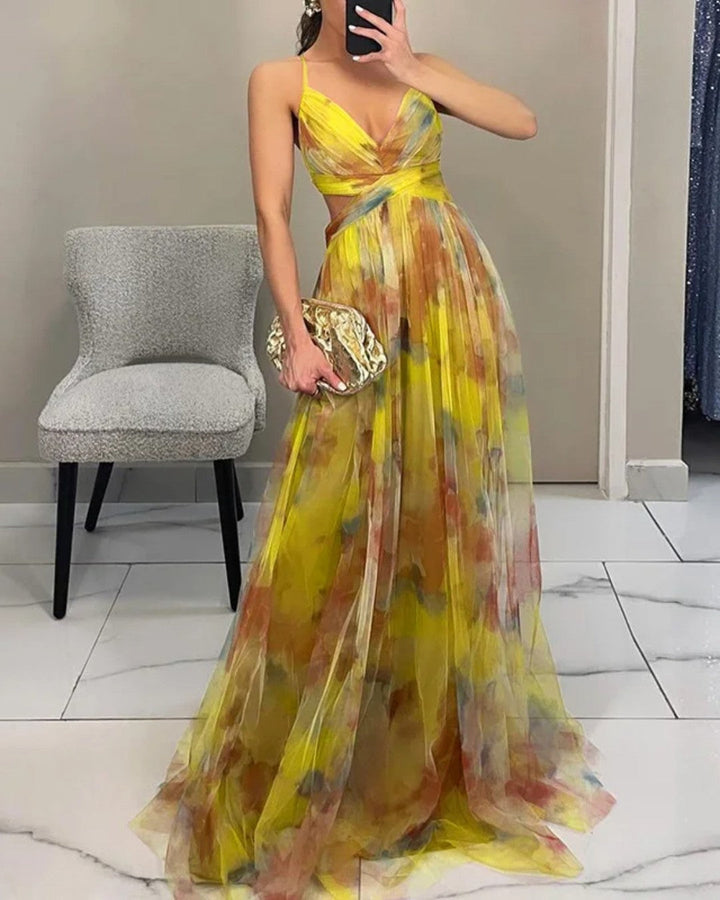 DELACROIX | Robe Maxi Élégance Florale