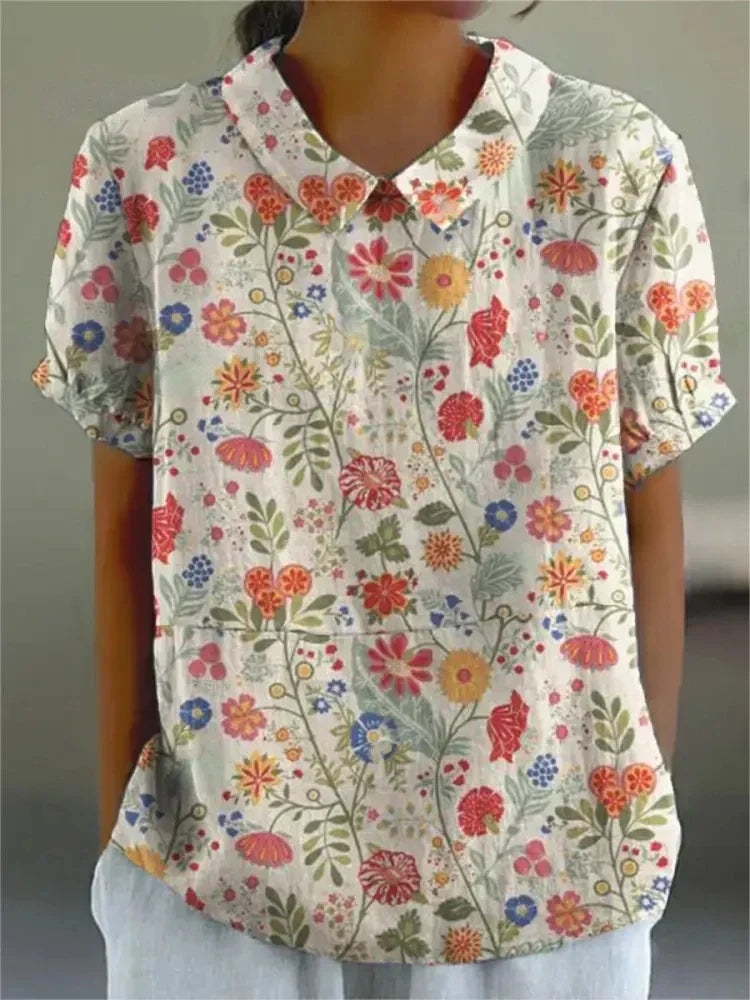 DELACROIX | Blouse Fleurie Élégante