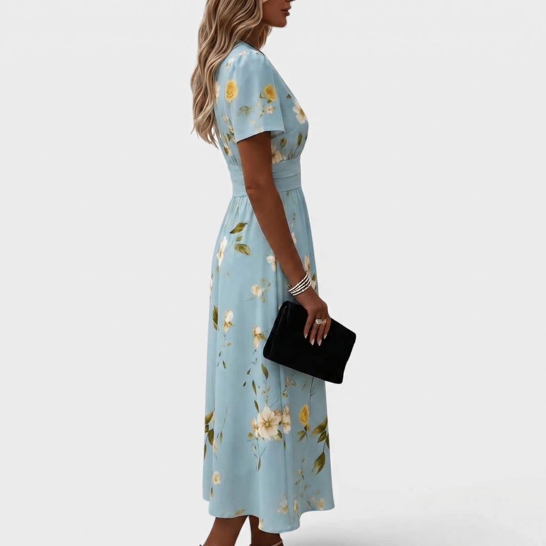 DELACROIX | Robe Élégante Florale Élina
