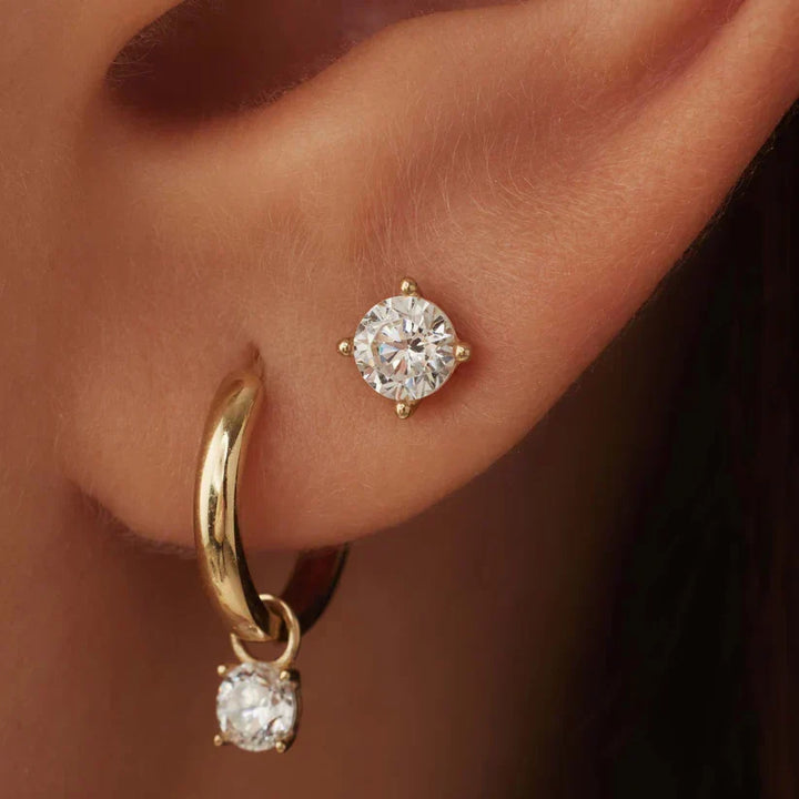 DELACROIX | BOUCLES D’OREILLES AVEC PIERRE LARMES DE LUNE