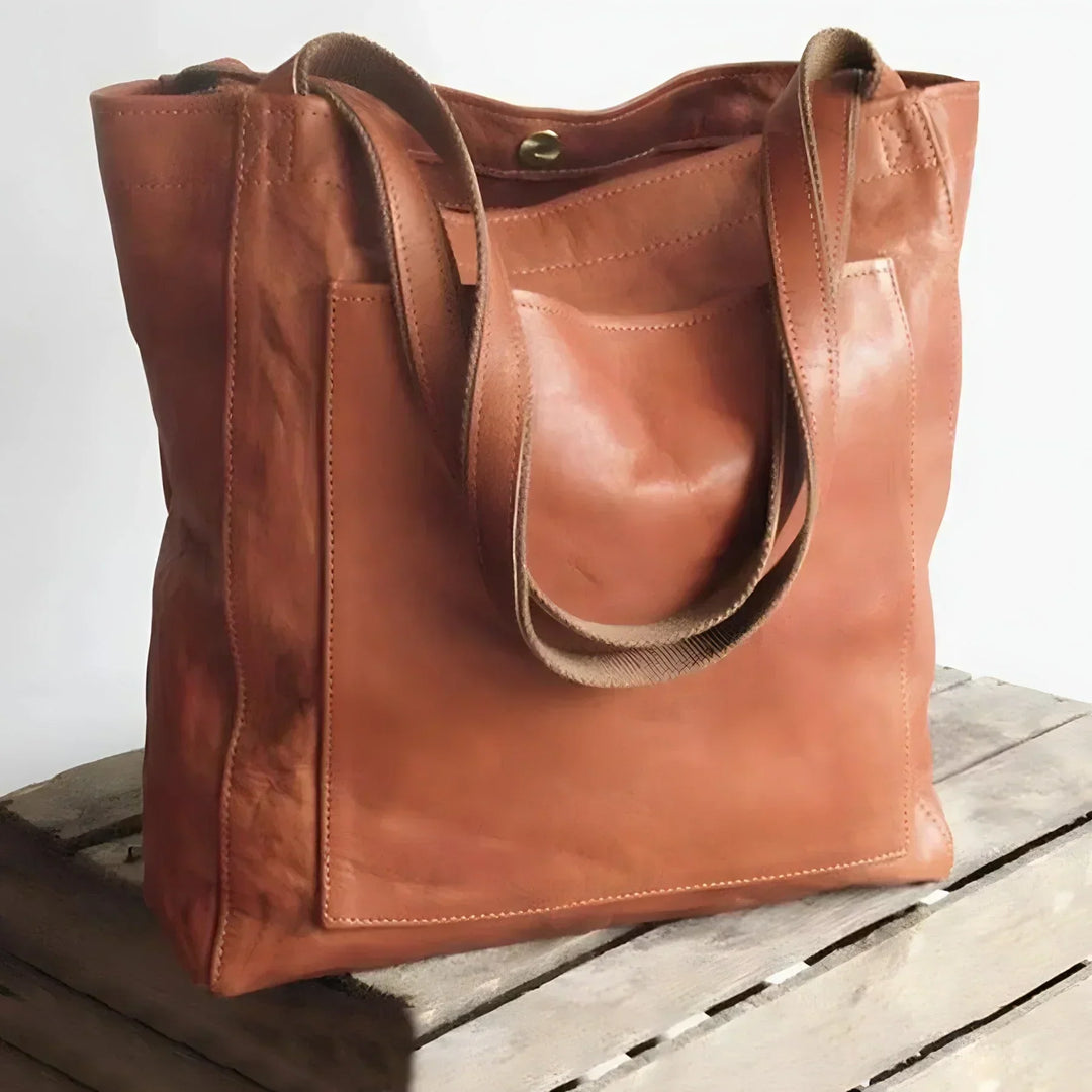 DELACROIX | Cabas en cuir authentique Signature