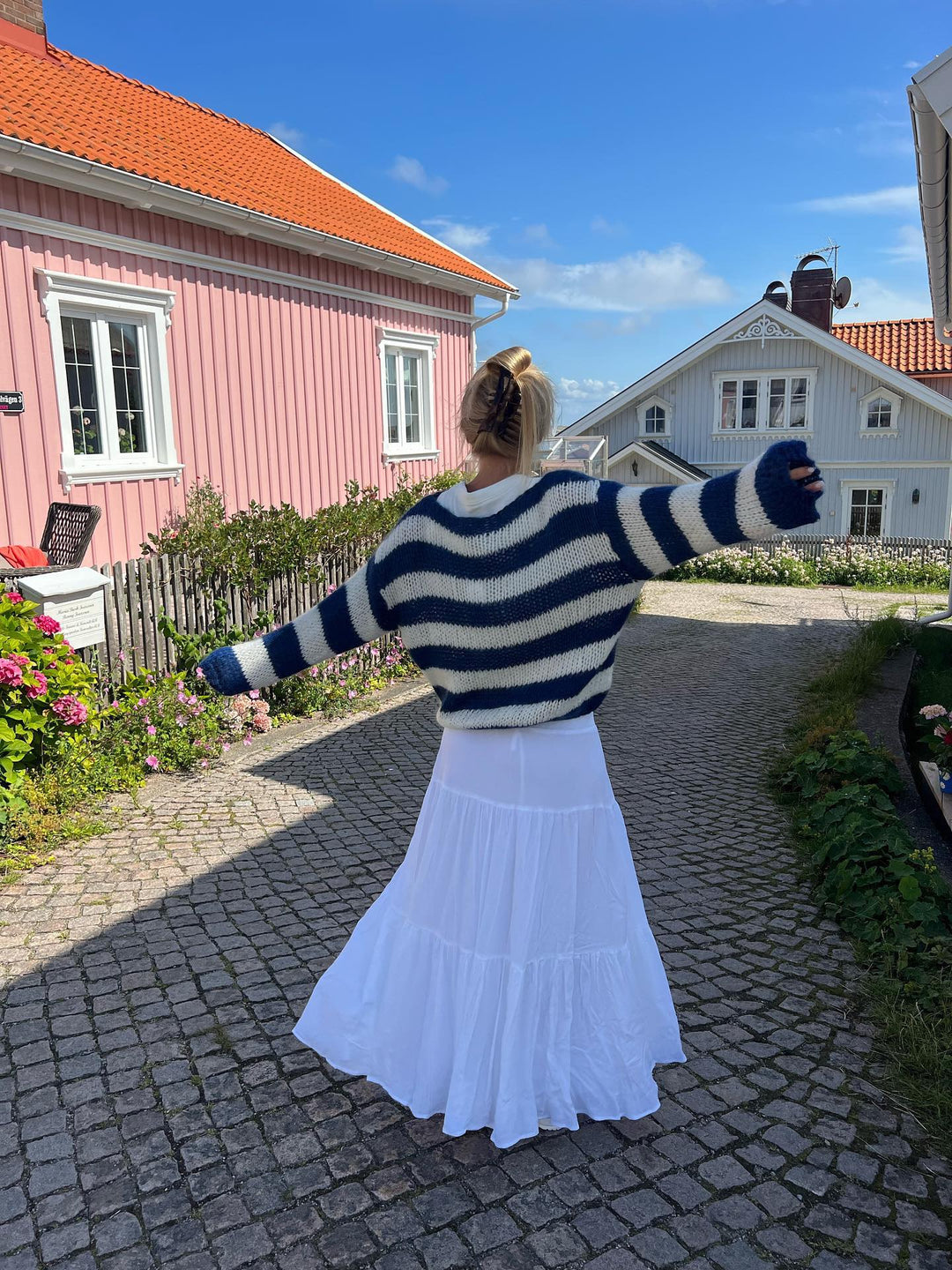 DELACROIX | PULL OVERSIZE EN TRICOT RAYÉ